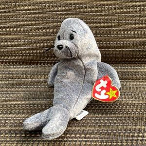 Slippery beanie baby